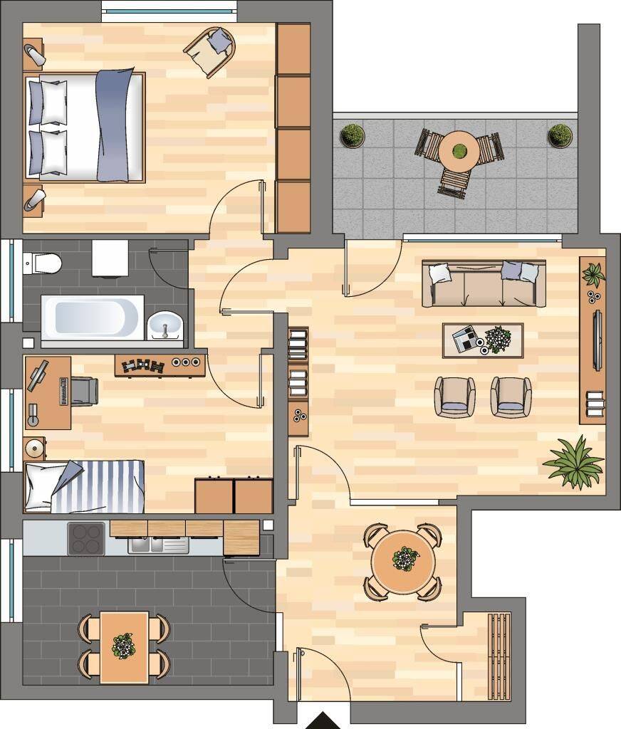 Frisch renoviert! 3 Zimmer Wohnung ab sofort!, 30457 Hannover