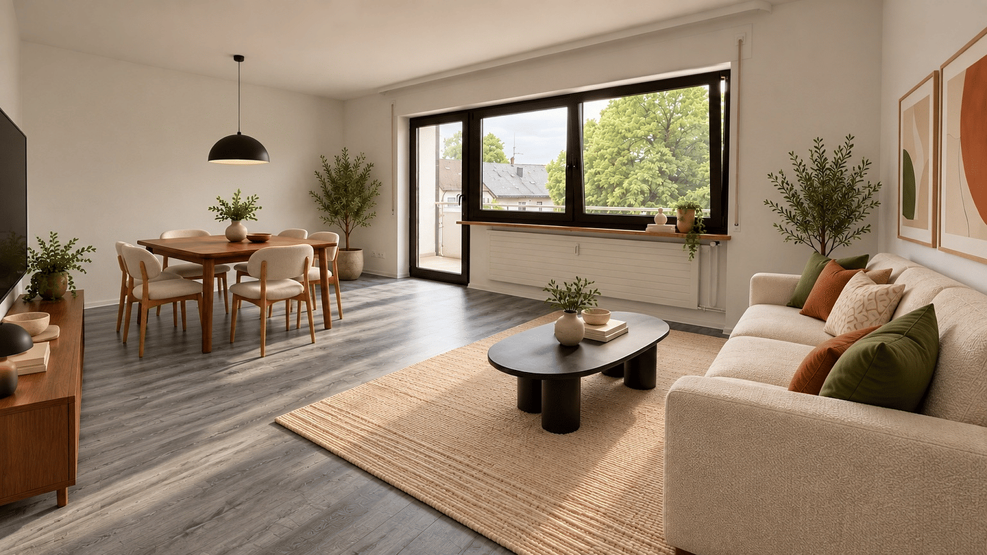 2-Zimmer-Wohnung mit Balkon und Blick ins Grüne – bereit zum Einziehen, 71336 Waiblingen
