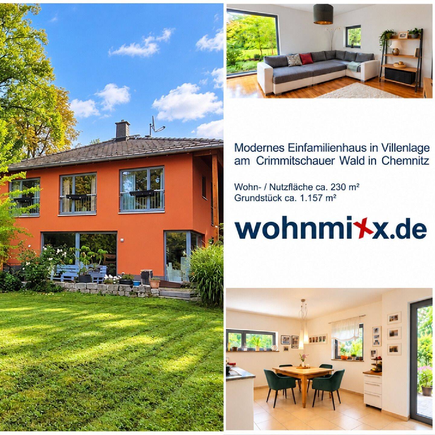 Modernes Einfamilienhaus in Villenlage am Crimmitschauer Wald, 9114 Chemnitz (Borna-Heinersdorf Ebersdorf Furth Glösa-Draisdorf Schloßchemnitz)