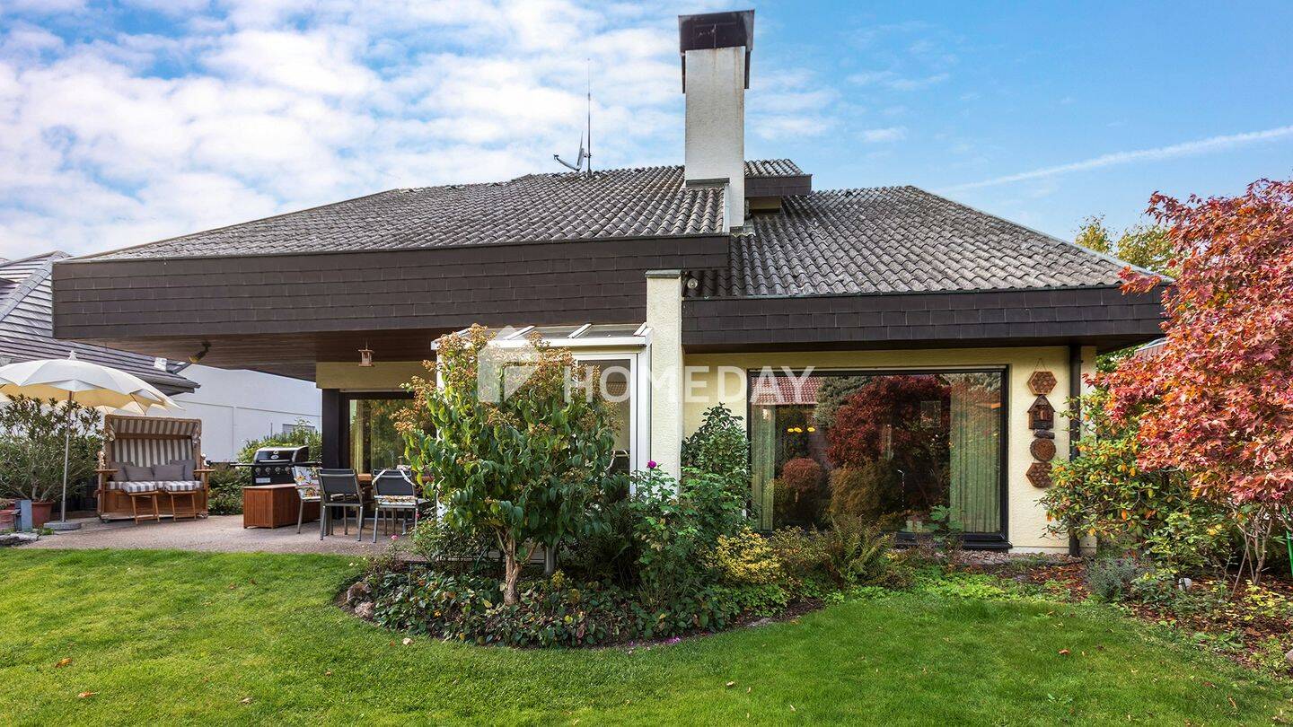 Freistehendes Familiendomizil mit Galerie, Kamin, Wintergarten und Sauna, 69190 Walldorf