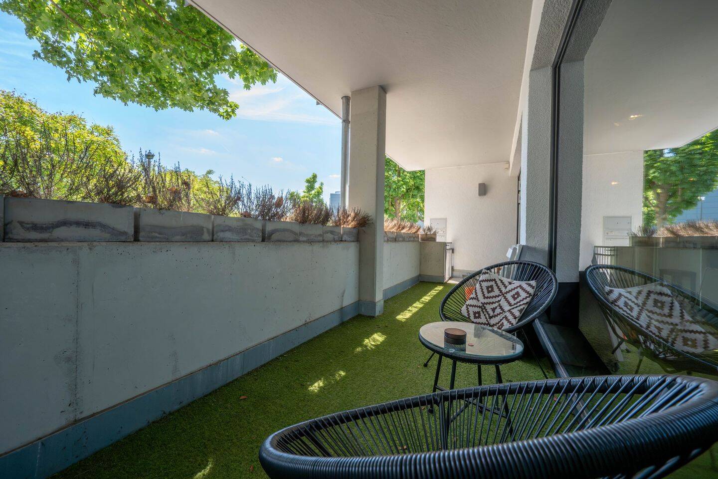 Wohnen im Quartier „Schöne Aussicht“ – 3-Zimmer-Erdgeschosswohnung mit eigenem Eingang, 60438 Frankfurt am Main (Kalbach-Riedberg Niederursel)