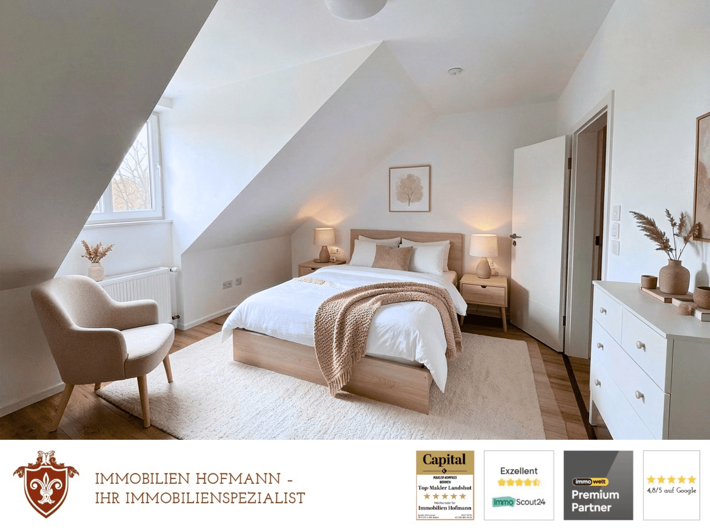 ein neues Zuhause wartet: modernisierte 2-Zimmer-Wohnung mit Balkon, Garage und Stellplatz, 94333 Geiselhöring
