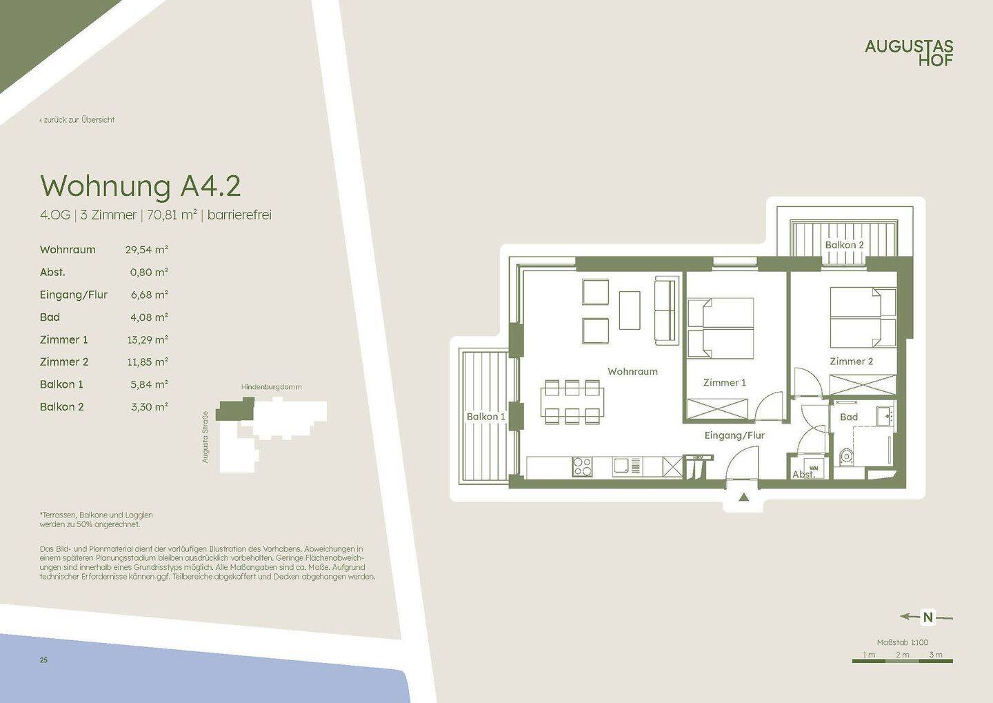 3-Zimmer-Dachgeschoss im Neubau mit 2 Balkonen, 12203 Berlin (Steglitz-Zehlendorf Lichterfelde)