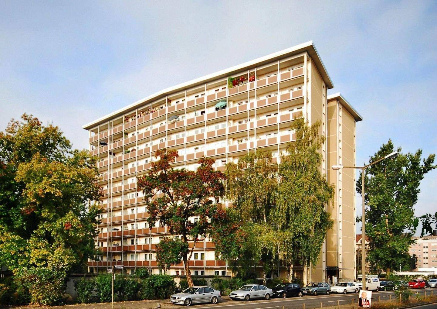 Mitten in Nürnberg – 2-Zimmer-Wohnung mit Balkon in Nbg.-Schoppershof, Welserstr. 69 – EG, 90489 Nürnberg (Gärten bei Wöhrd Rennweg Veilhof Wöhrd)