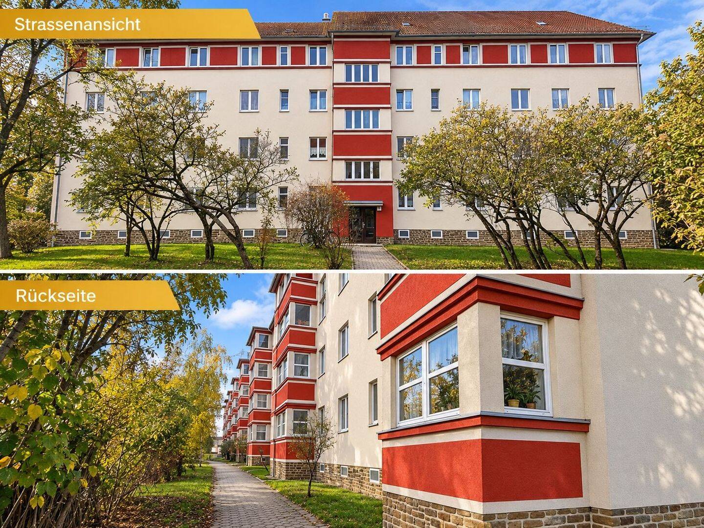 Frisch renovierte 3-Zimmer-Wohnung mit Balkon, Einbauküche und Tageslichtbad in Leipzig, 4347 Leipzig (Heiterblick Schönefeld Schönefeld-Abtnaundorf Schönefeld-Ost Thekla)