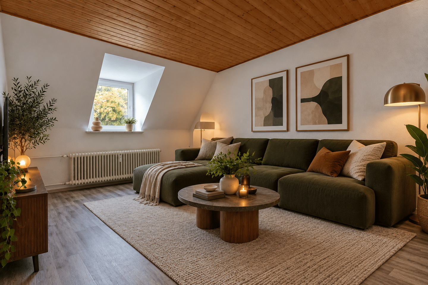 Rund 51 m² große 2-Zimmer-Dachgeschosswohnung mit renoviertem Tageslichtbad und Gartennutzung, 58091 Hagen (Dahl Eilpe Emst Mittelstadt Wehringhausen)