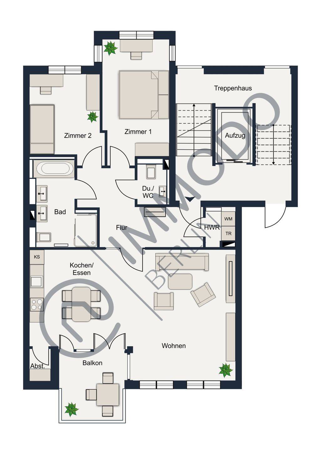 ?? Neubau Juwel zwischen Preussen Park und Ku’damm – hochwertige 3 Zimmer Wohnung mit West Balkon, 10707 Berlin (Charlottenburg-Wilmersdorf Charlottenburg Wilmersdorf)