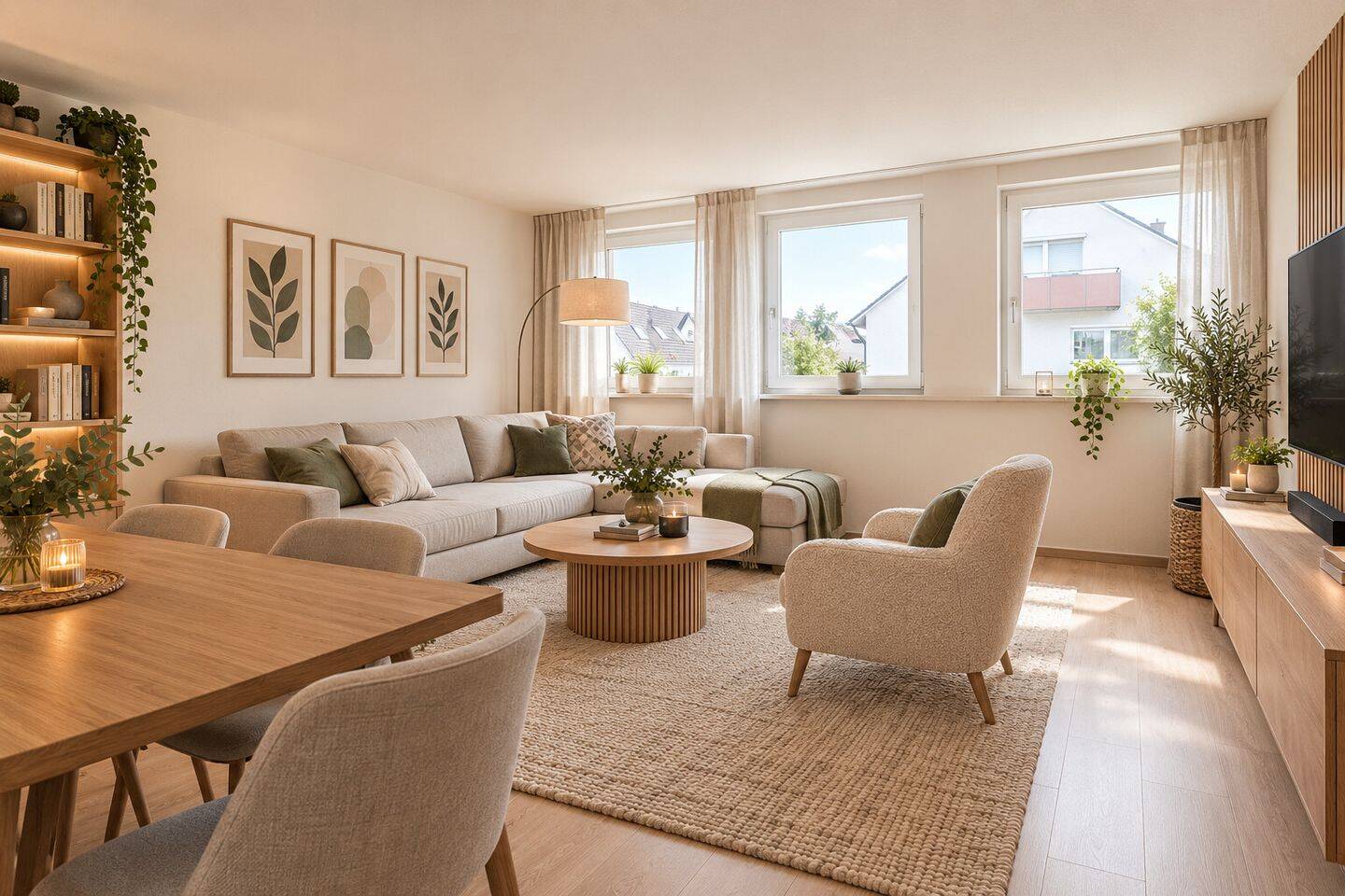 Frischer Wind: 3-Zimmer-Wohnung mit Garage zur freien Gestaltung, 71636 Ludwigsburg