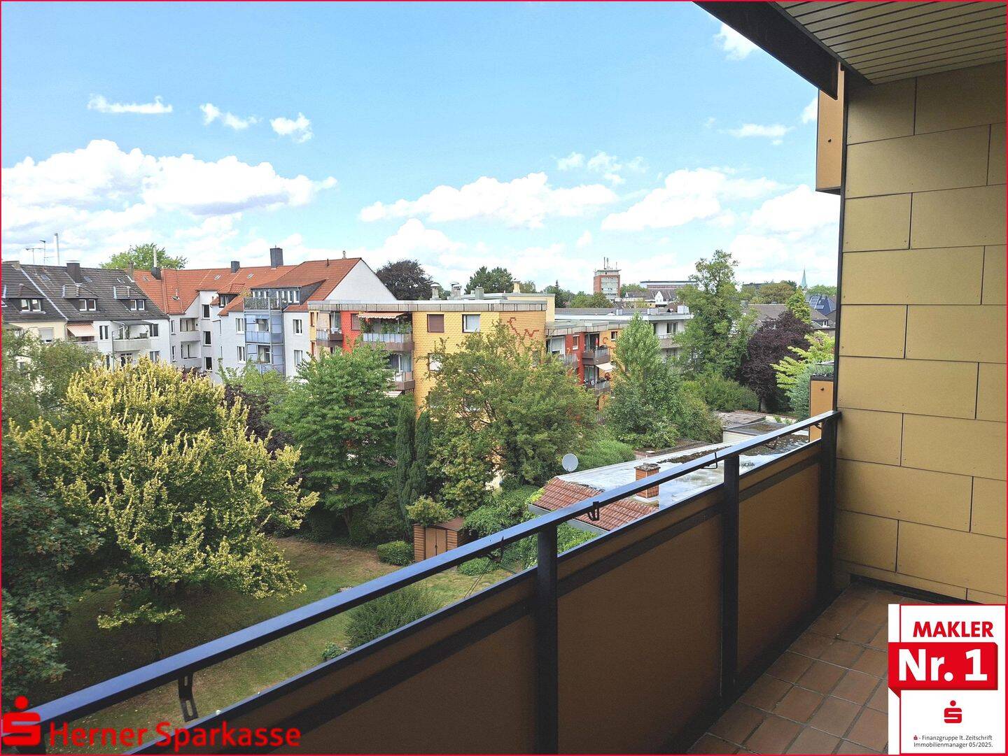 Panoramablick über Herne – 3,5 Raum Wohnung mit Garagenstellplatz und Aufzug, 44623 Herne (Baukau-Ost Herne-Mitte Herne-Süd)