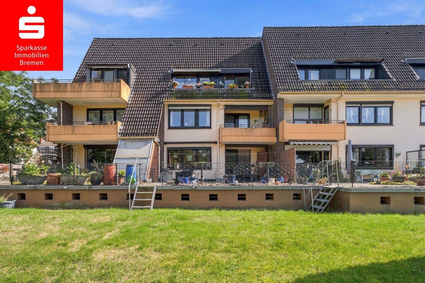 Bremen-Sebaldsbrück: Geräumige 3-Zimmer-Eigentumswohnung mit Terrasse und Tiefgaragenstellplatz, 28309 Bremen (Hemelingen Sebaldsbrück)