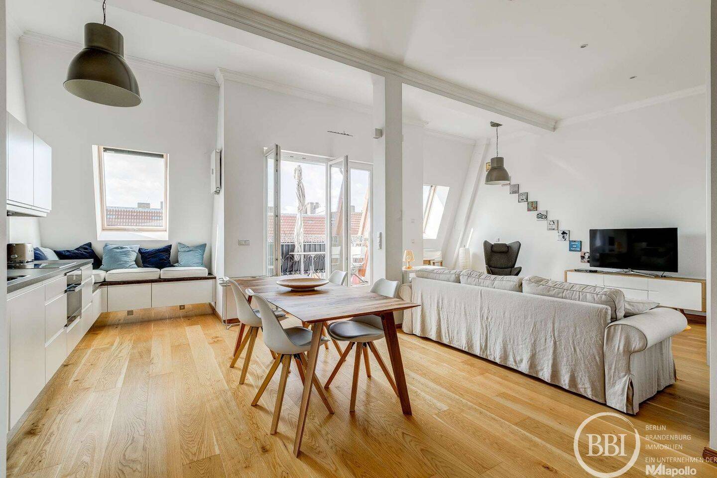 Süd-Terrasse über den Dächern von Friedrichshain, 10249 Berlin (Friedrichshain-Kreuzberg Friedrichshain Prenzlauer Berg)