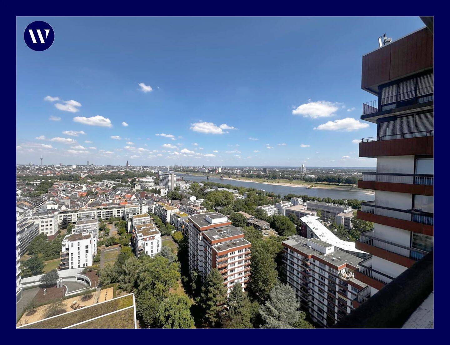 NEUES Bad* NEUER Boden* NEUES Wohngefühl* – mit Balkon + Rheinblick, modernisierte 2 Zimmer, Aufzug, 50968 Köln (Rodenkirchen)