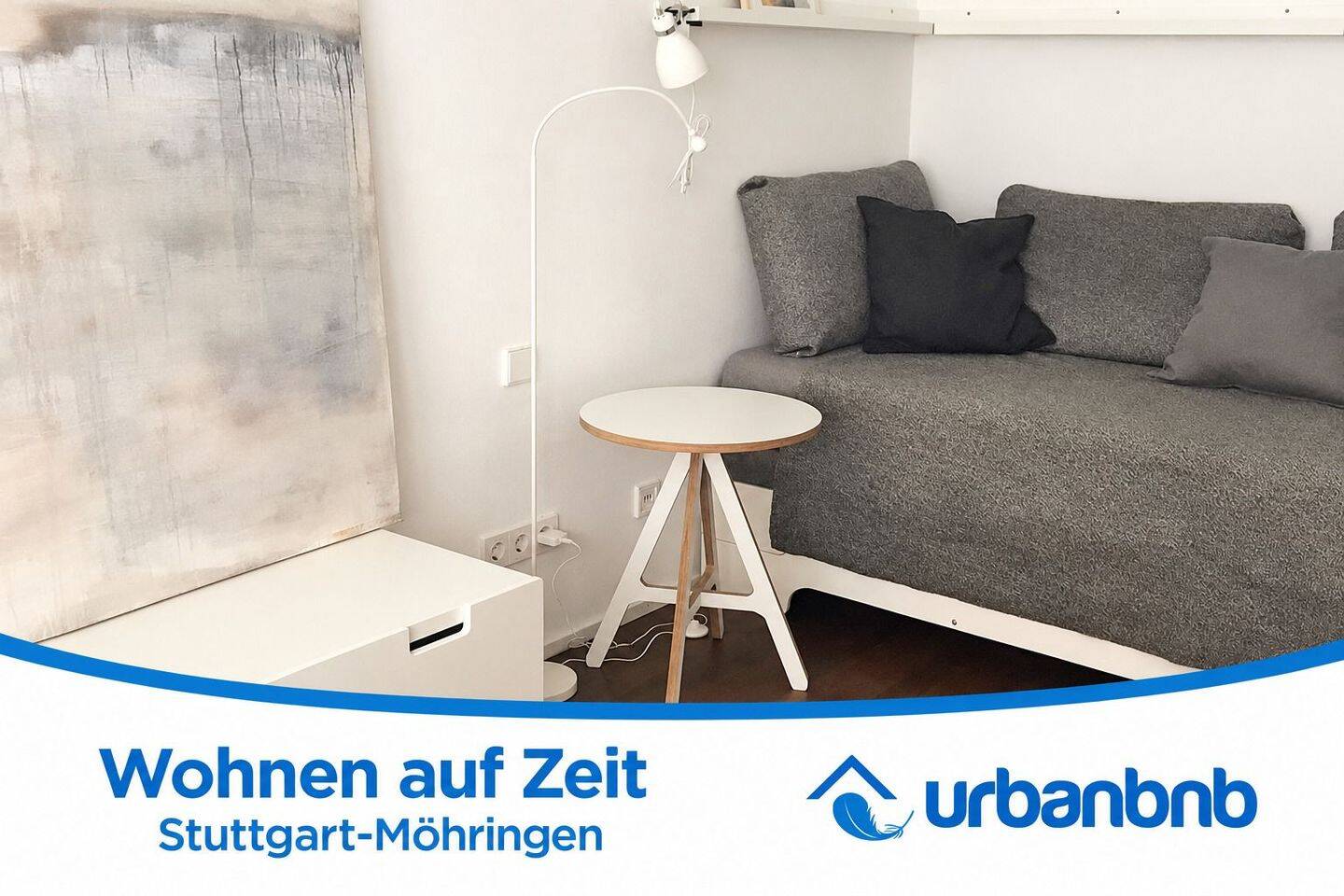 Zimmer in Stuttgart-Möhringen mit eigener Dusche/Wc für Wohnen auf Zeit, 70567 Stuttgart (Möhringen)