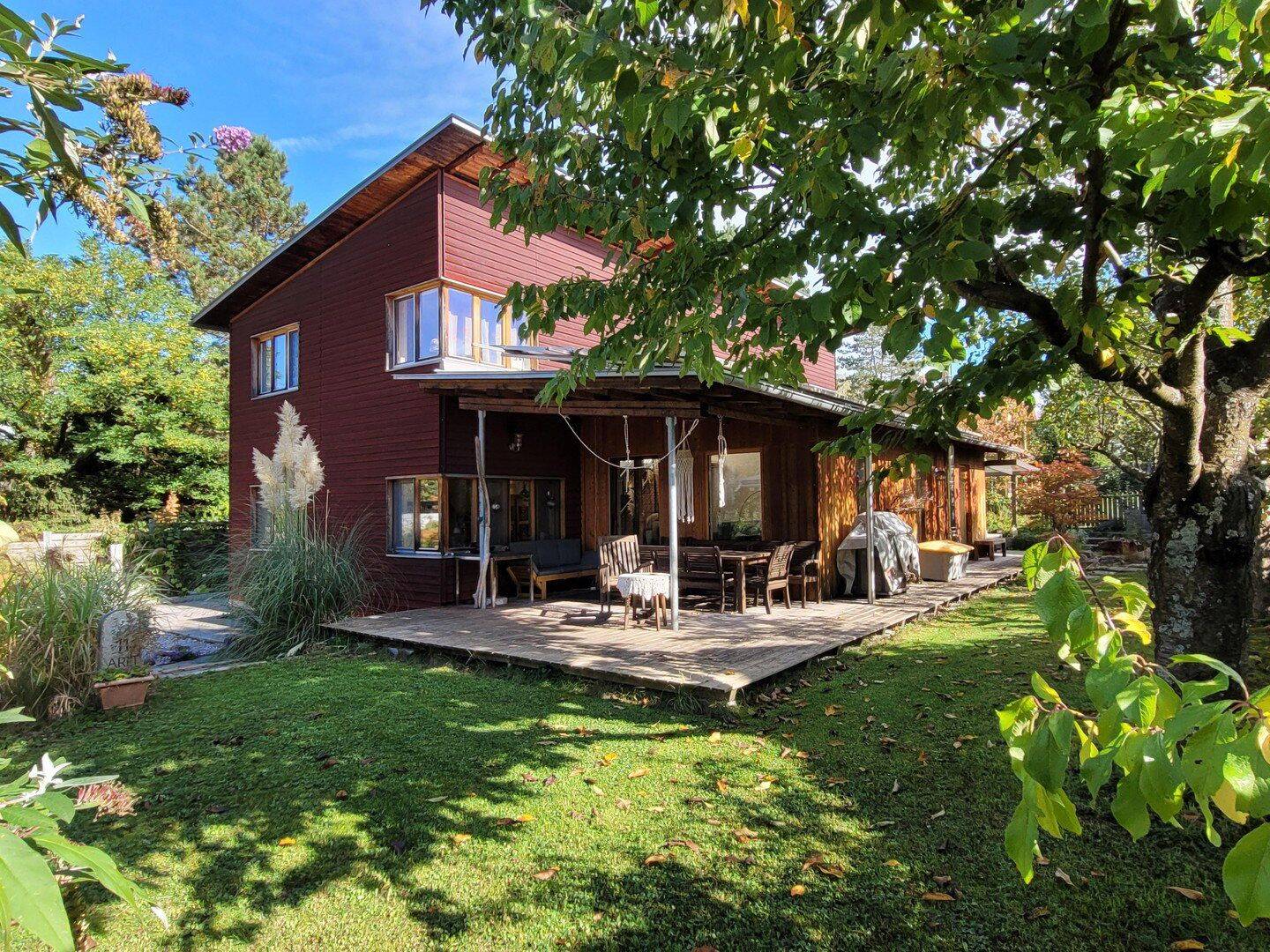 ökologisches Niedrigenergiehaus mit großer Garage/Atelier, 82266 Inning a. Ammersee (Inning)