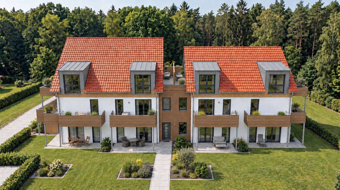 Kempten-Rothkreuz | Neubauprojekt in Holzmodulbauweise (EH40) | 2-Zimmer-DG-Wohnung mit Balkon, 87439 Kempten (Allgäu)