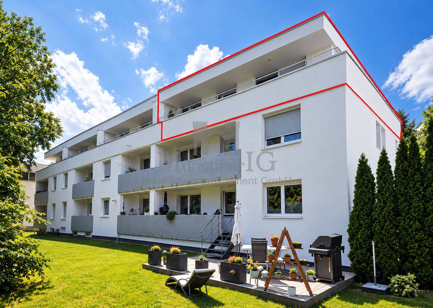 MÜNCHNER IG: Exklusives Wohnen mit Penthouse-Flair in begehrter Lage von Solln, 81479 München (Thalk. Obersendl.-Forsten-Fürstenr.-Solln)
