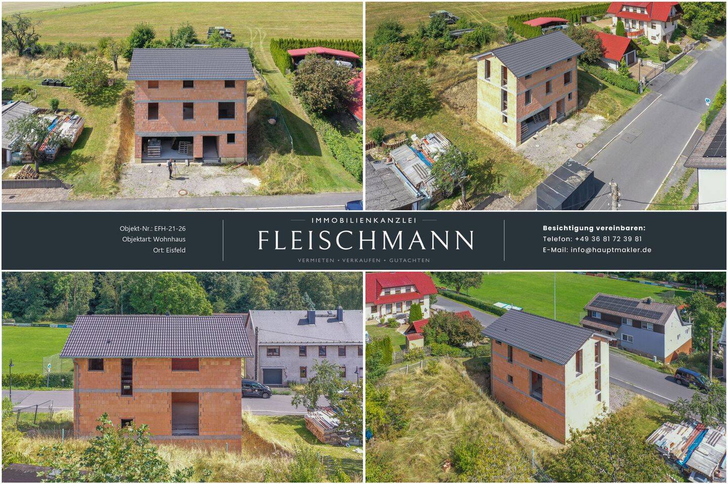 Ihr Haus, Ihre Ideen – EFH-Rohbau mit Doppelgarage auf großzügigem Grundstück, 98673 Eisfeld