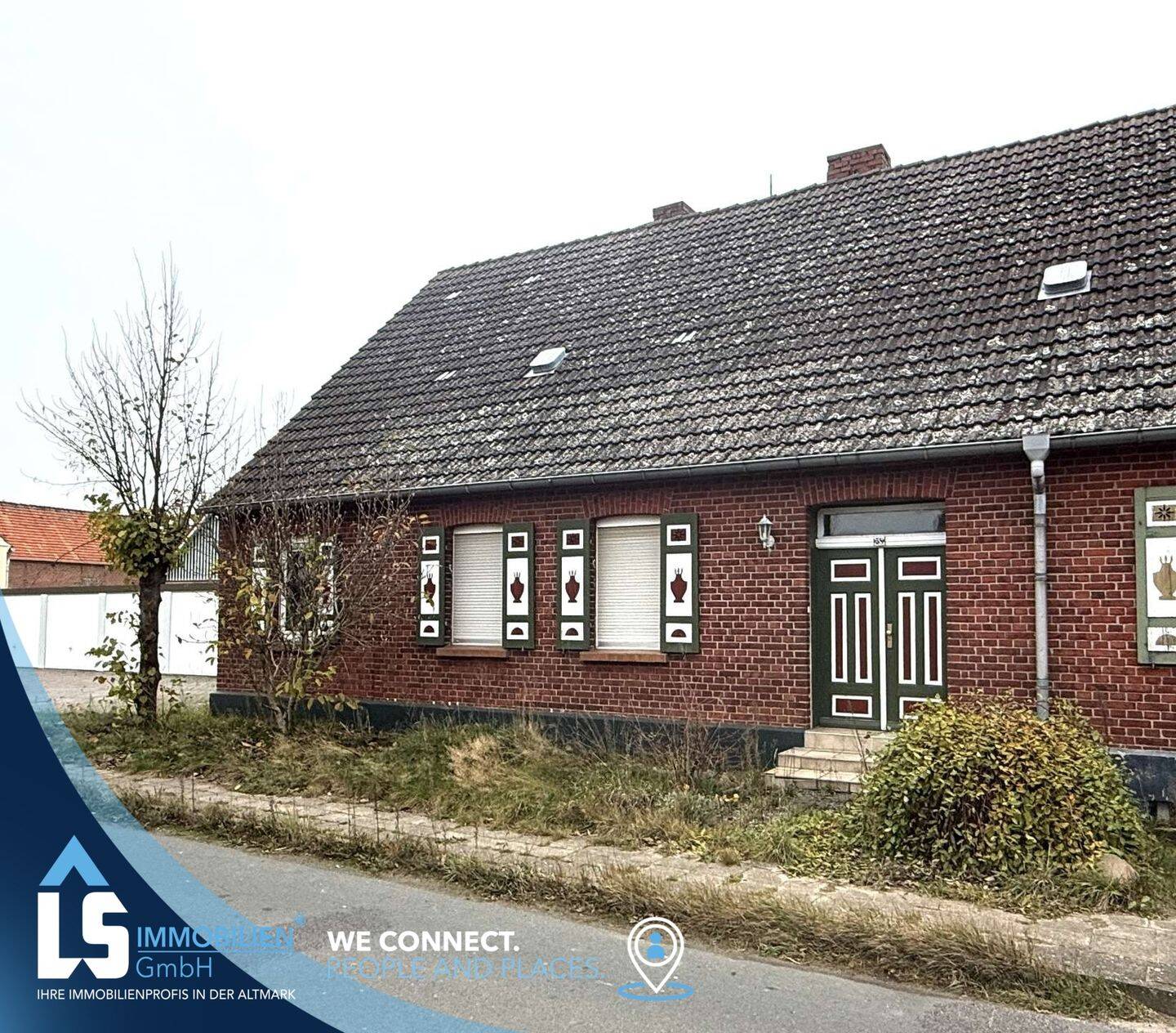 Doppelhaushälfte mit großem Grundstück, 39524 Kamern