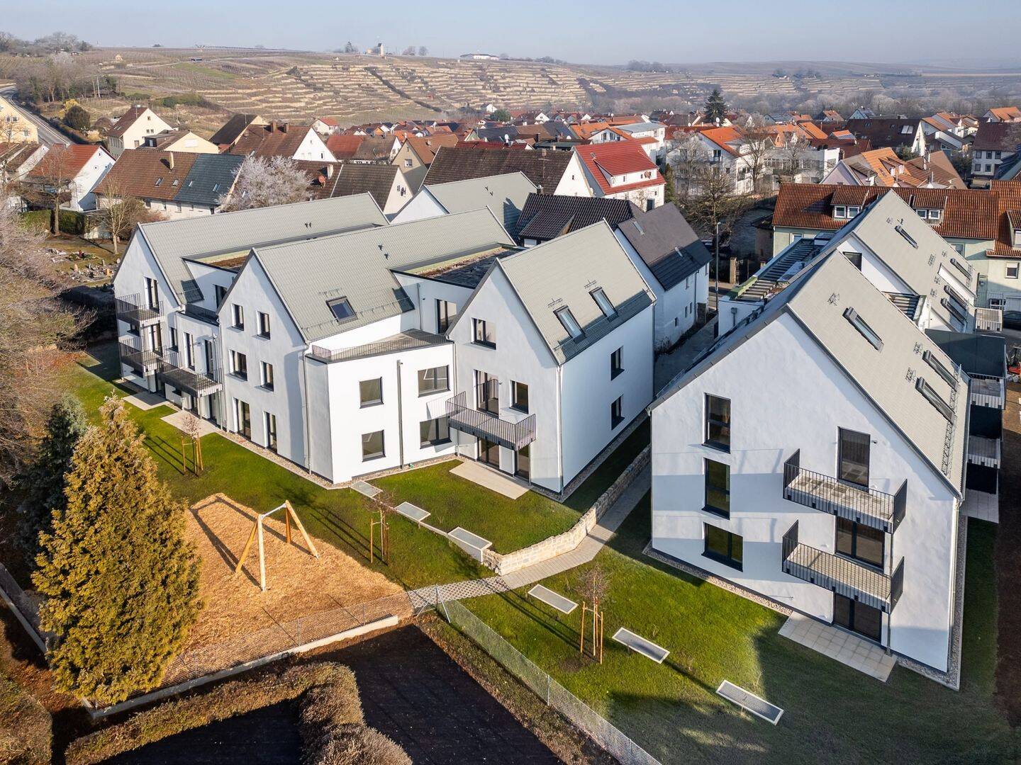 The Urban Terrace Kirchheim a. N.: 3-Zi.-Wohnung, 84,9 m², EG – Erstbezug, provisionsfrei, 74366 Kirchheim am Neckar