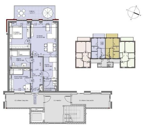 Moderne 3 Raum-Wohnung in Lohbrügge, 21031 Hamburg (Bergedorf Lohbrügge)