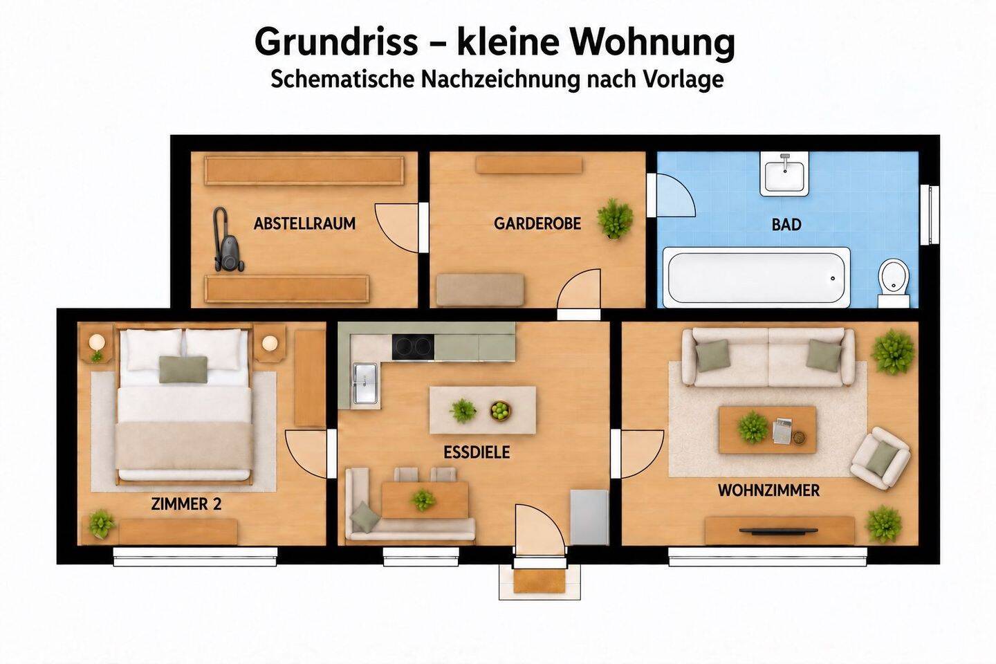 Kleine Mietswohnung in Bodenseenähe, 78337 Öhningen
