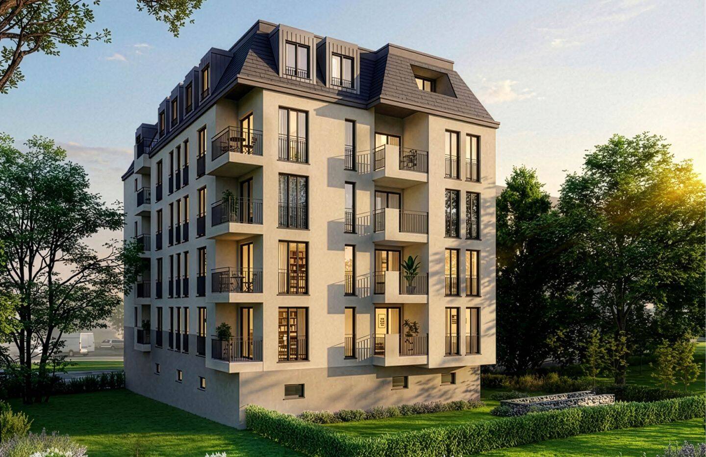 Columba64 – moderner, stadtnaher Neubau – 4 Zimmer mit Balkon, 4317 Leipzig (Neustadt-Neuschönefeld Reudnitz-Thonberg Zentrum-Ost)