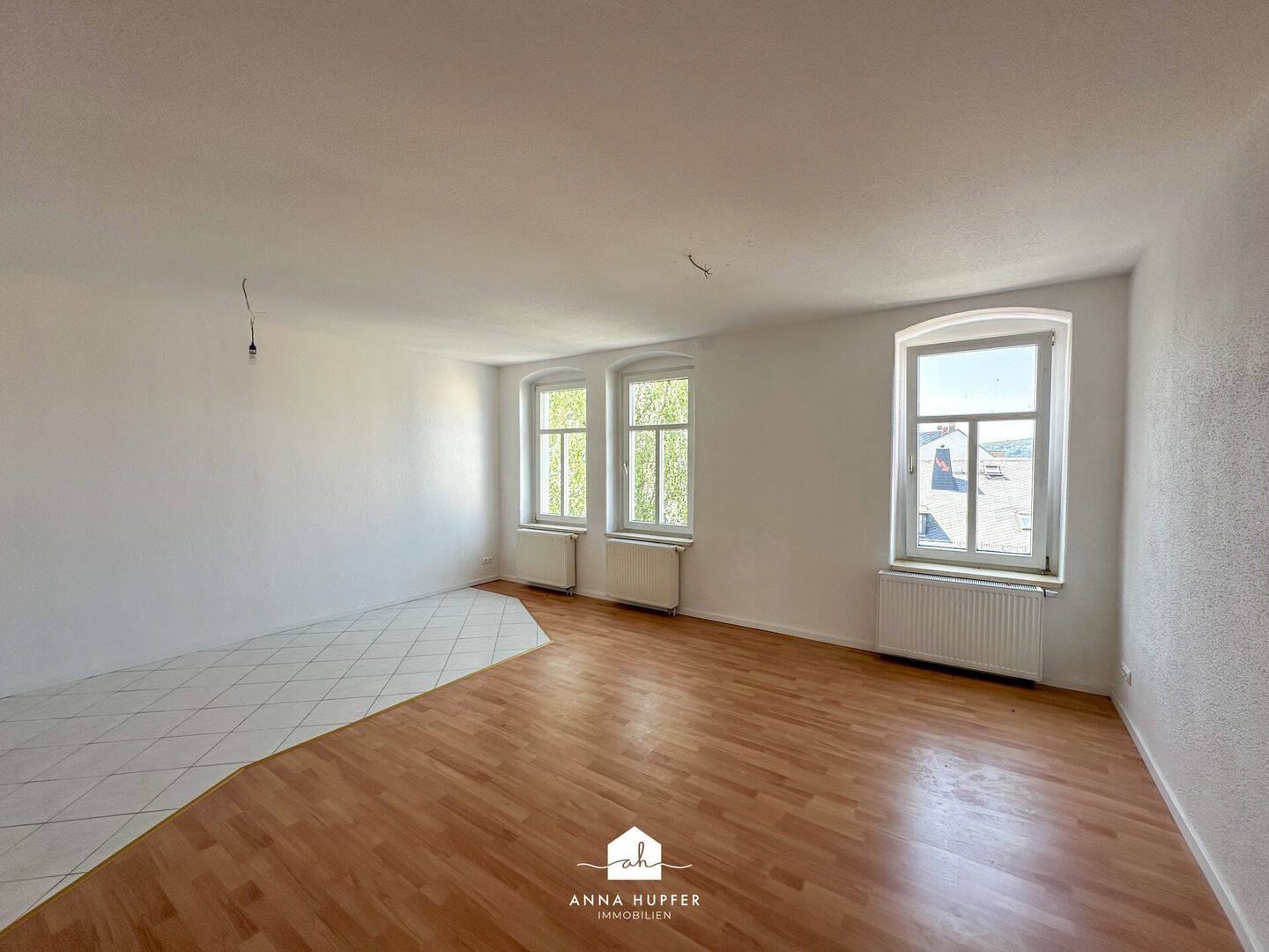 Zentral gelegene 3-Raum-Wohnung, 7545 Gera (Bieblach Innenstadt Ostviertel Pforten Untermhaus)