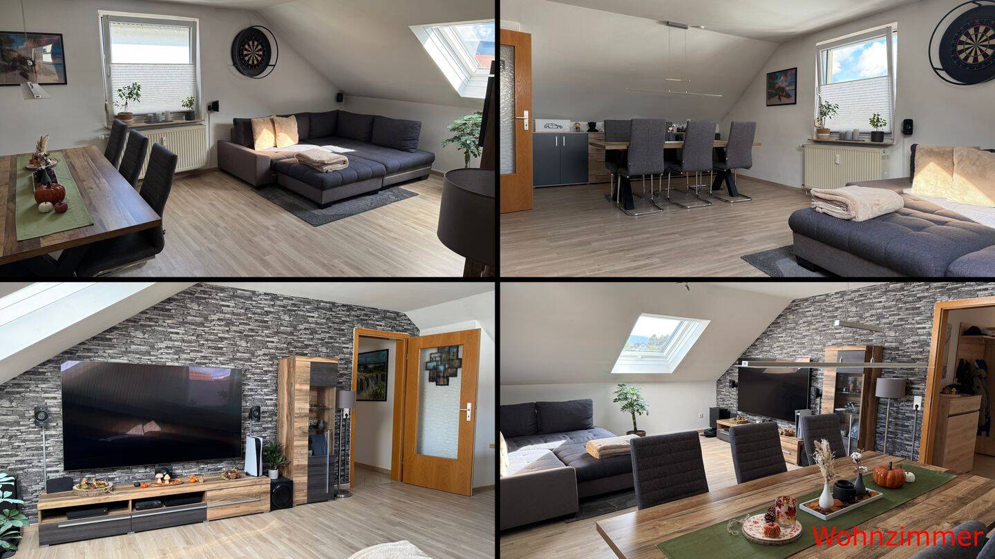 Helle 3-Zimmer-DG-Wohnung in Kleinheubach mit Küche & Stellplatz, 63924 Kleinheubach