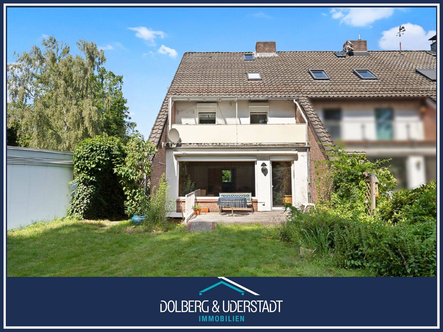 Charmantes Reihenendhaus mit Grundstück, Carport und Garage in ruhiger Wohnlage, 22145 Hamburg (Wandsbek Farmsen-Berne Rahlstedt)