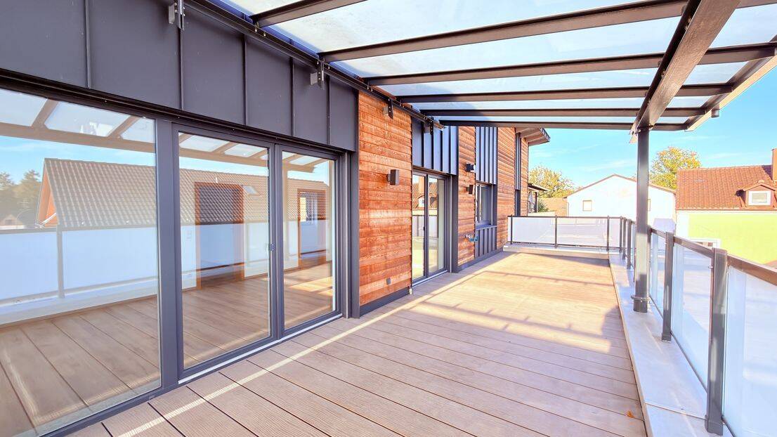 … AIGNER – modernes, geschmackvolles Penthouse mit Innblick und großer Dachterrasse …, 84453 Mühldorf a. Inn