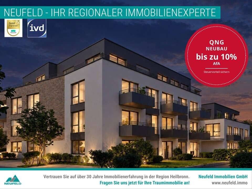 *NEUBAUWOHNUNG* Penthouse Wohnung in Nähe des IT-Campus in BFH zu verkaufen !, 74177 Bad Friedrichshall