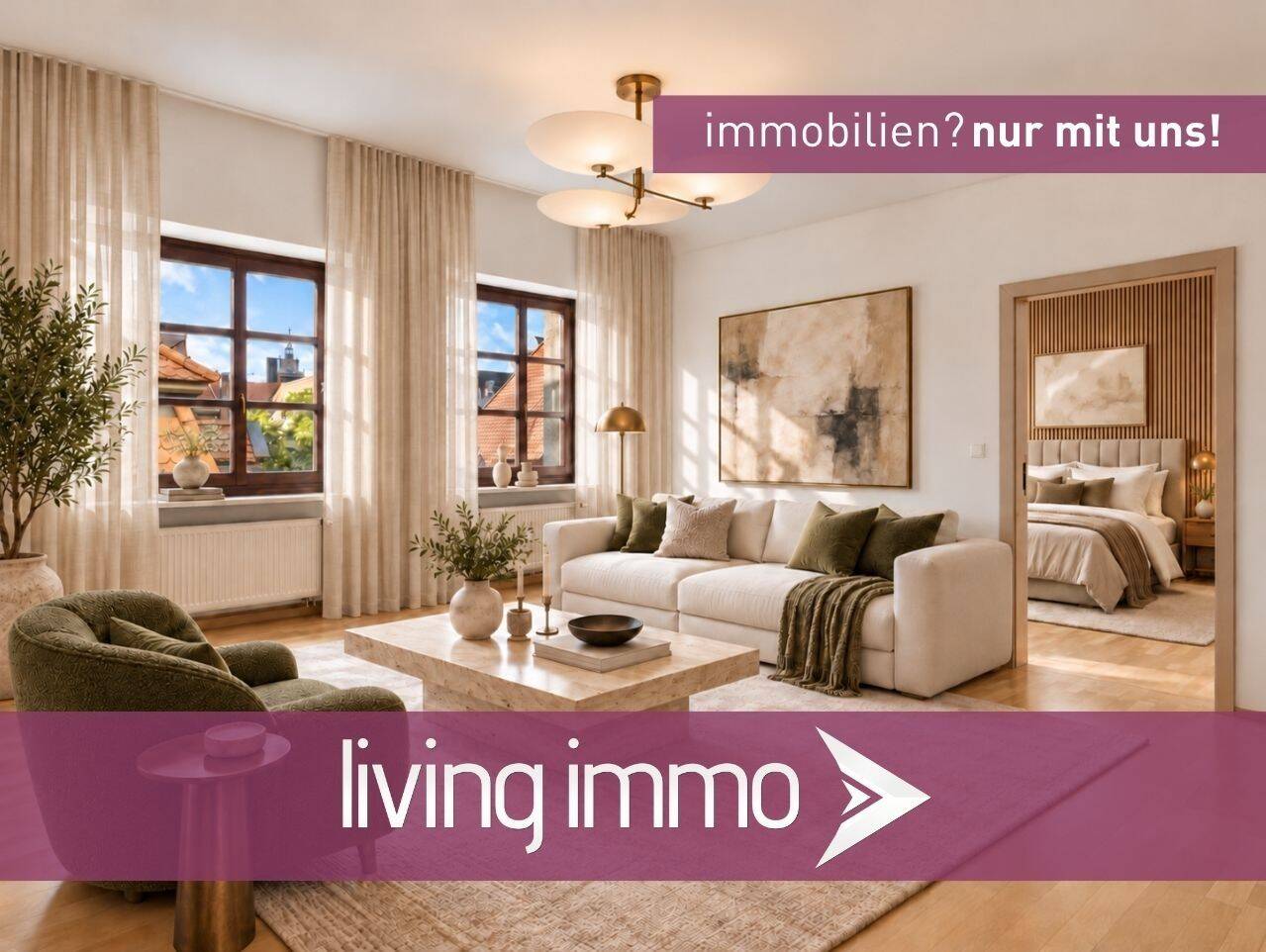 Über den Dächern der Altstadt: 2-Zimmer-Turmwohnung mit Parkett und EBK in Regensburg zur Miete, 93047 Regensburg (Innenstadt Kasernenviertel Ostenviertel Westenviertel)