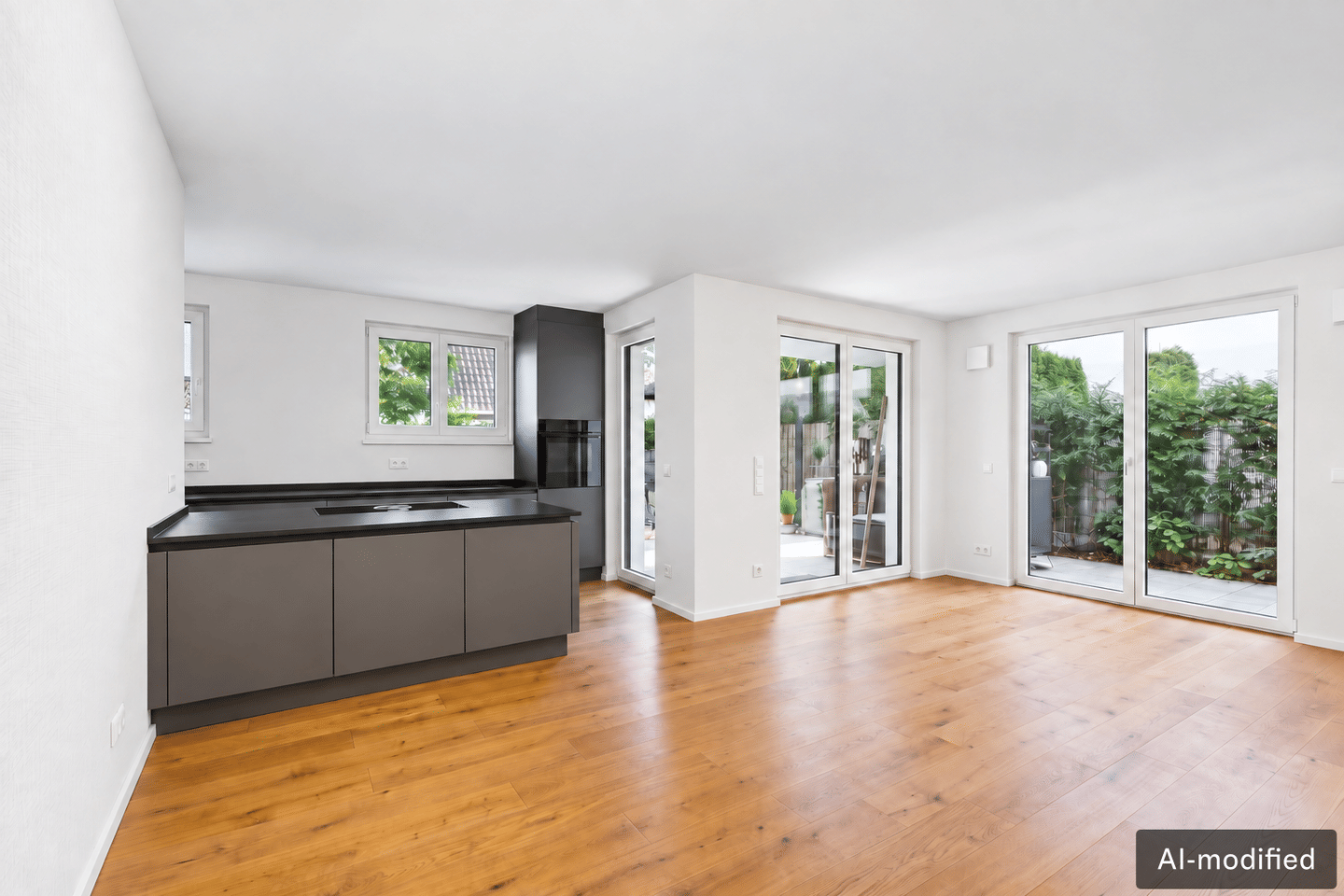Urban wohnen, im Grünen aufleben – moderne Erdgeschosswohnung mit Garten, 81827 München (Ramersdorf-Perlach Trudering-Riem)