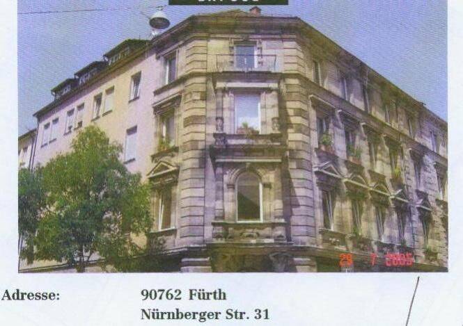Helle, 2-Zimmer-Wohnung mit Balkon, 90762 Fürth (Innenstadt)