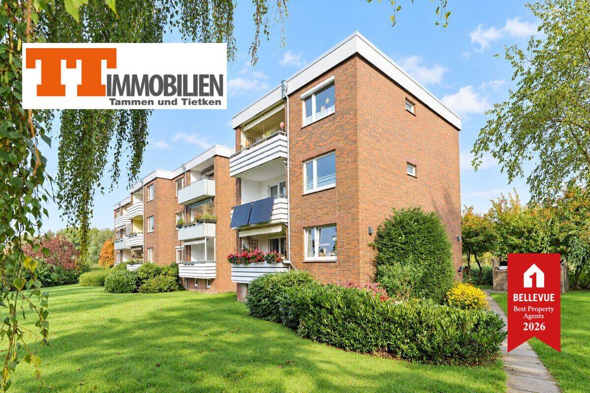 TT: Wohnen im Grünen! Großzügige 4-Zimmer-Wohnung mit Loggia in ruhiger Lage!, 26389 Wilhelmshaven