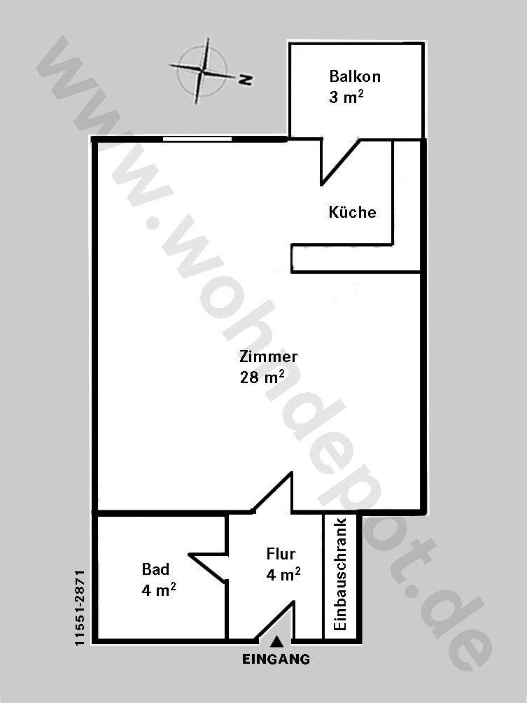 ab Januar 2027 * 1-Raum-Wohnung * Balkon * Mölkau, 4316 Leipzig (Baalsdorf Holzhausen Mölkau)
