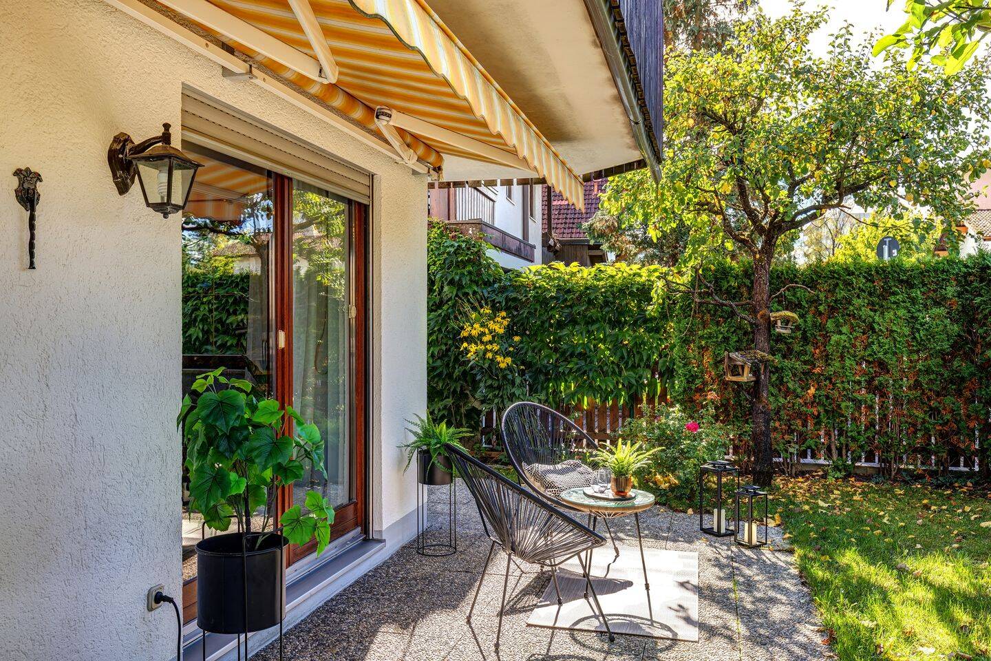 Trudering-Riem: 3-Zimmer Wohnung mit Garten, Kamin und Hobbyraum – frei, 81827 München (Ramersdorf-Perlach Trudering-Riem)