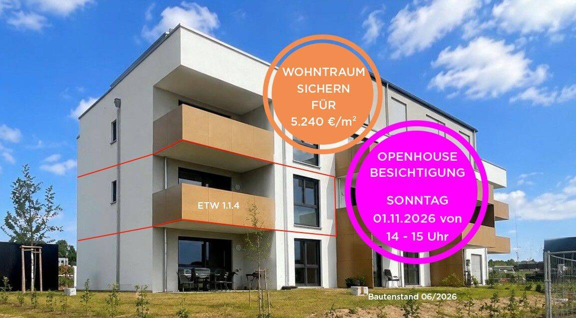 Hermann Immobilien: 
Wohntraum zum attraktiven Preis: Für 5.240 EUR/m²! (ETW 1.1.4), 63225 Langen (Hessen)