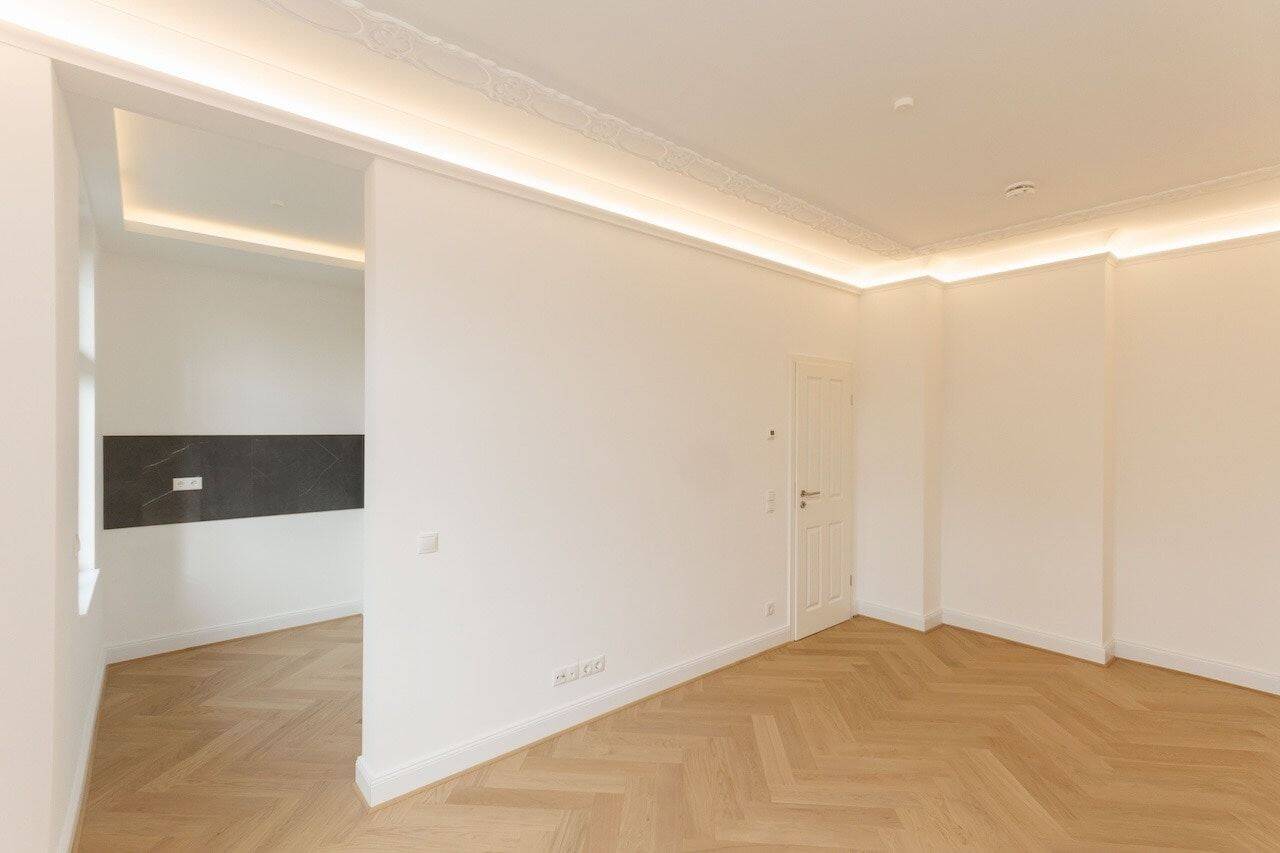 Singletraum! + Erstbezug + Fußbodenheizung + Parkett + tolles Bad mit Dusche + LED-Licht, 4347 Leipzig (Heiterblick Schönefeld Schönefeld-Abtnaundorf Schönefeld-Ost Thekla)