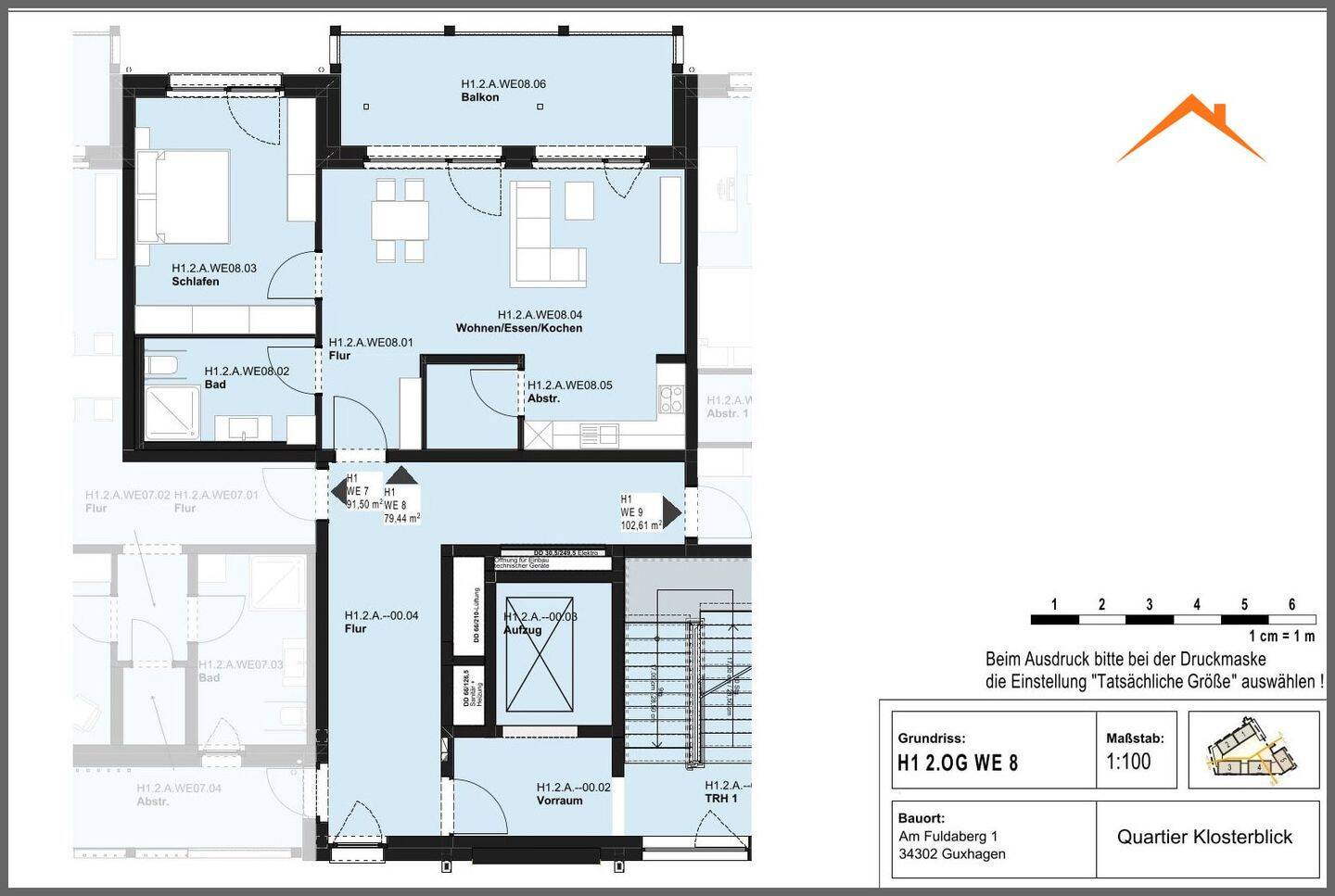 Wohnen mit Zukunft (Exemplarisch) – 79m2, 34302 Guxhagen