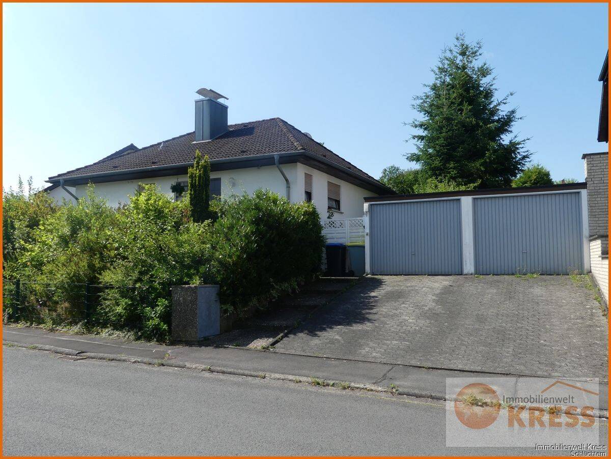 Gepflegter, unterkellerter Bungalow mit Terrasse und Garage in ruhiger Wohnlage von Sinntal-Sannerz, 36391 Sinntal