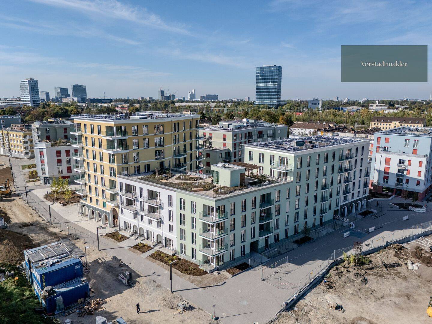 NEUBAU ERSTBEZUG: LUXURIÖSE 2-ZIMMER-ERDGESCHOSS-WOHNUNG, 81673 München (Berg am Laim)