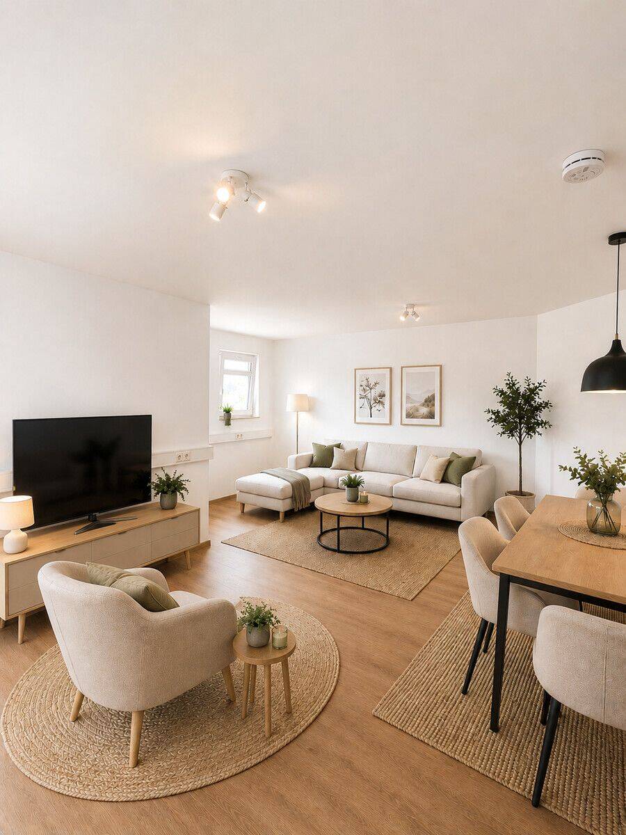 Platz für das ganze Team: 87 m² Souterrainwohnung in Cossebaude mit zwei Stellplätzen nahe der A4, 1156 Dresden