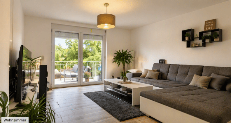 Helle 3,5-Zimmer-Wohnung mit Balkon & Fußbodenheizung in zentraler Lage, 71522 Backnang