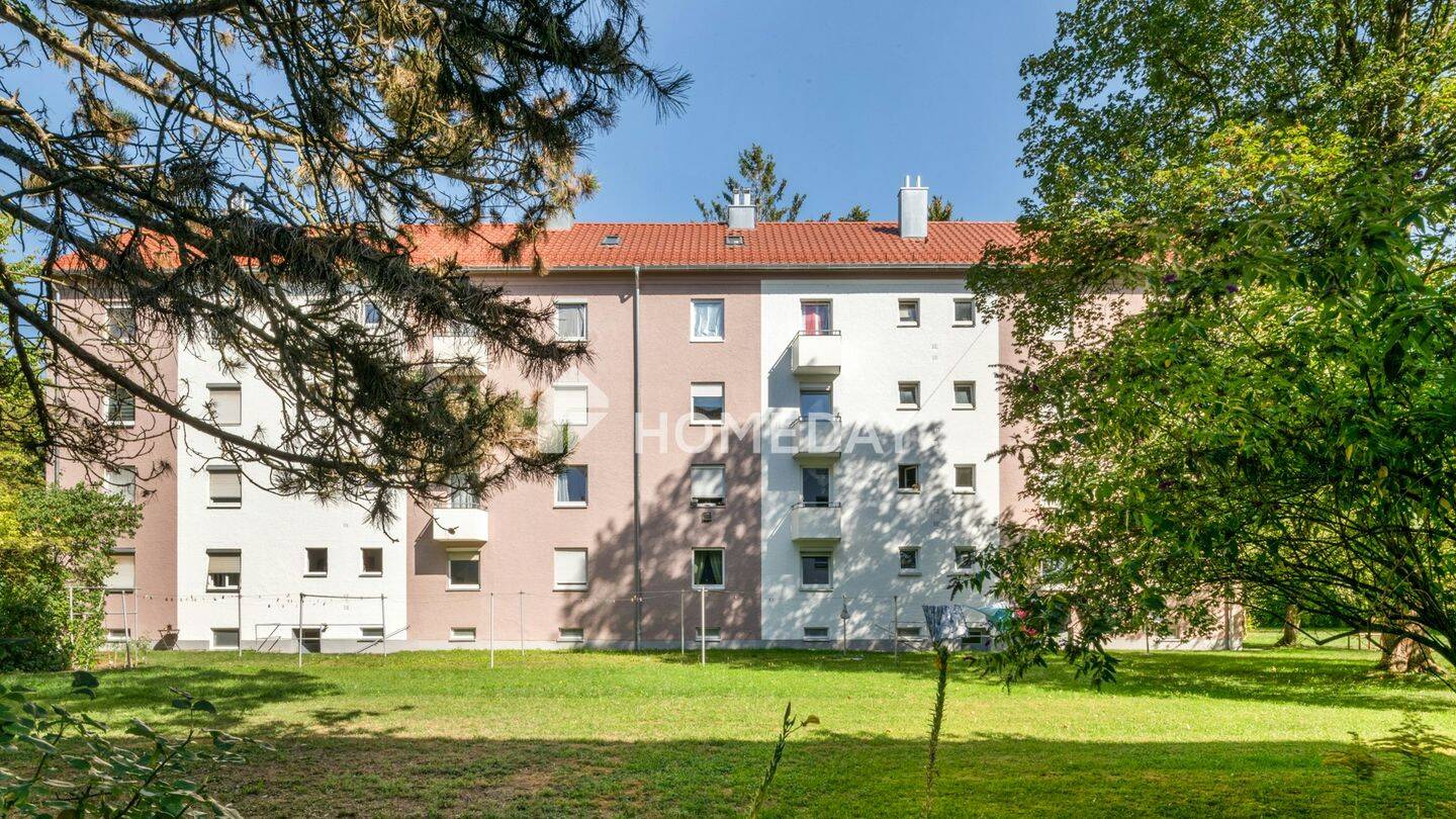 Sofort bezugsfrei, einziehen und wohlfühlen: Helle Zwei-Zimmer-Wohnung auf Erbpachtbasis, 89231 Neu-Ulm