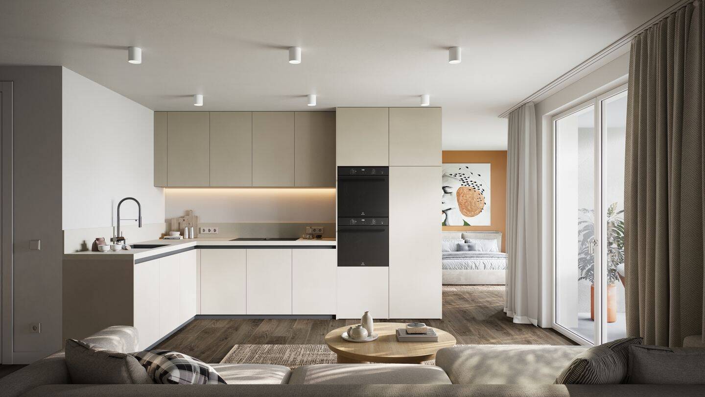 Effizient investieren: 1,5-Zimmer-Neubau mit Loggia, 63067 Offenbach am Main (Kaiserlei Offenbach am Main)
