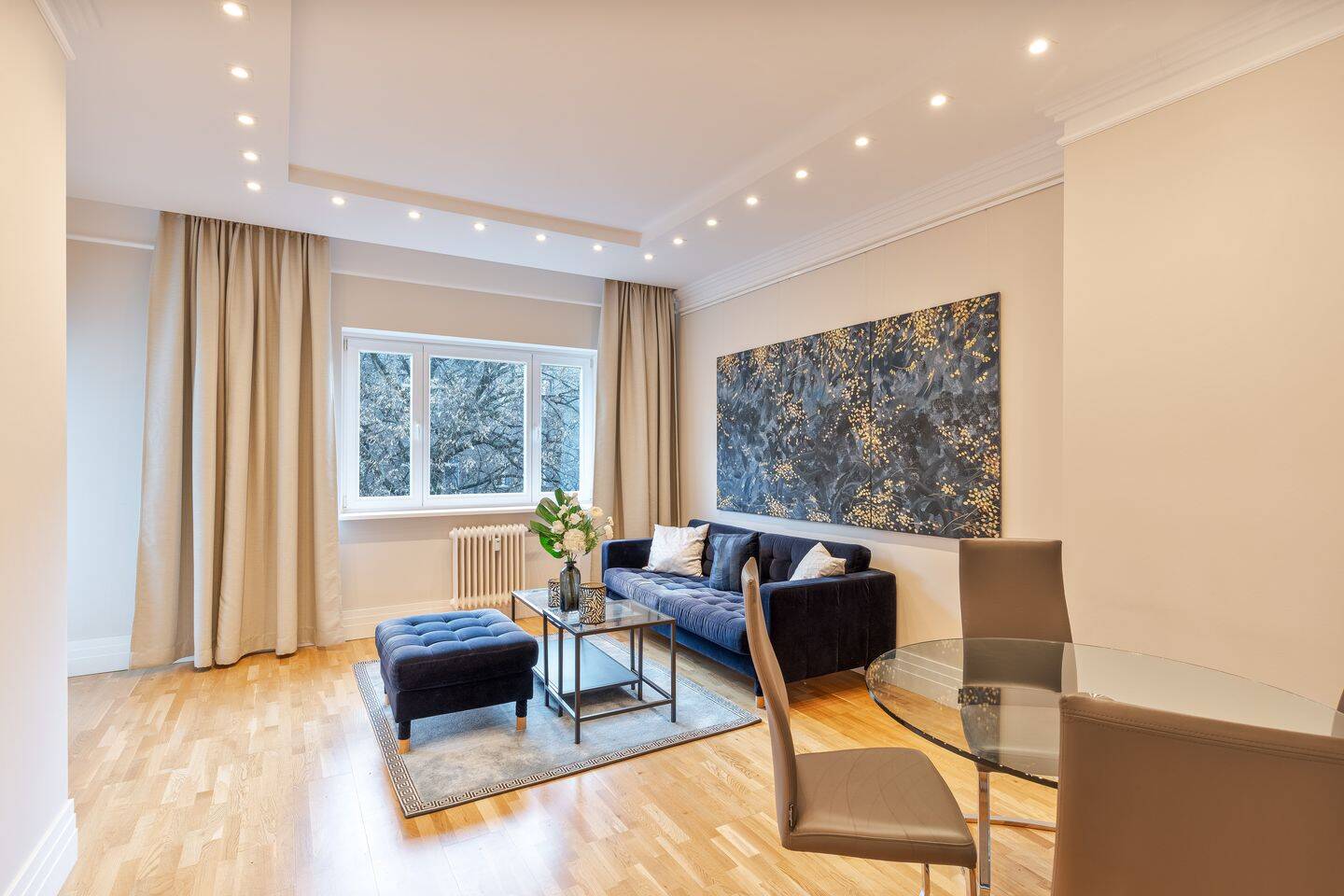 Großzügig wohnen im Altbau – 3 Zimmer, Kamin und Balkon, 14059 Berlin (Charlottenburg-Wilmersdorf Charlottenburg Westend)
