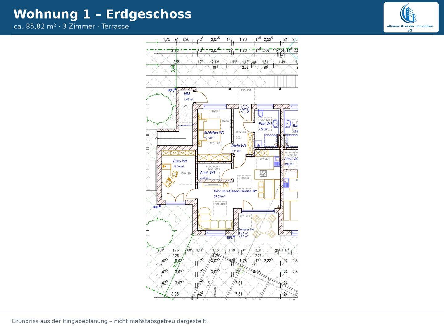 Erstbezug: Energieeffiziente 3-Zimmer-Neubauwohnung mit Terrasse, 92263 Ebermannsdorf