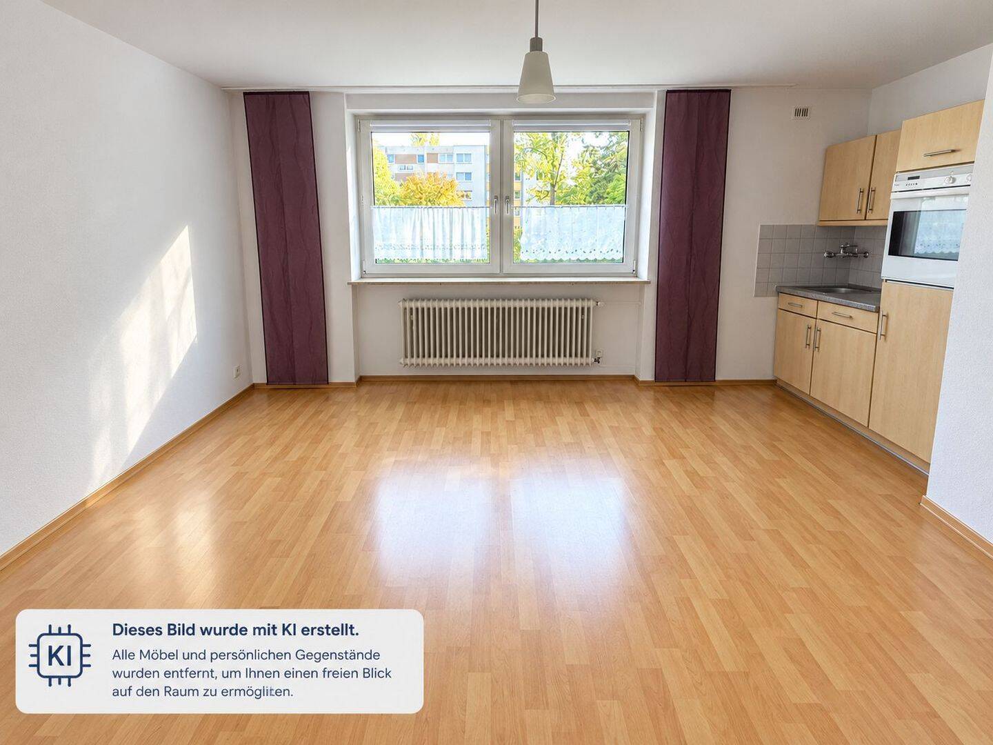 Gepflegtes 1-Zimmer-Apartment in ruhiger gepflegter Wohnanlage, 81477 München (Thalk. Obersendl.-Forsten-Fürstenr.-Solln)
