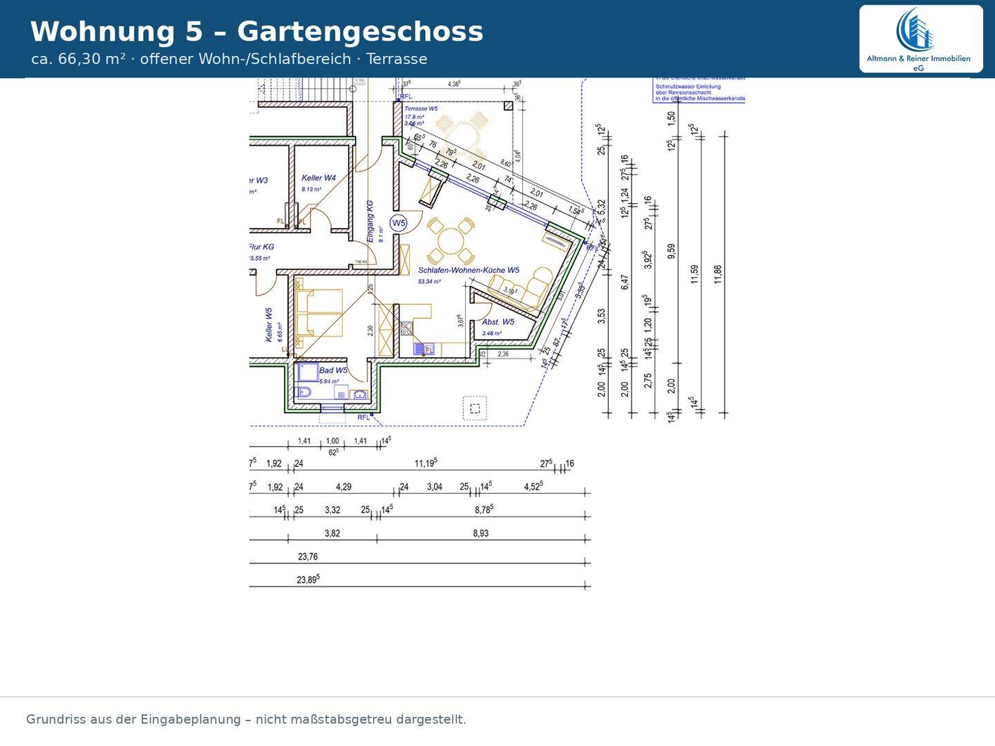 Erstbezug: Großzügige 1-Zimmer-Neubauwohnung mit Terrasse, 92263 Ebermannsdorf